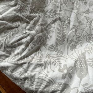 Crate and Barrel “Pattern Play” Queen Duvet Cover
